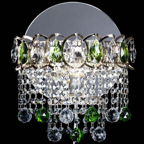 Бра Астра Капель шар 30 Зеленая в Химках Гусь Хрустальный