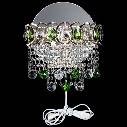Бра Астра Капель шар 30 Зеленая в Химках Гусь Хрустальный