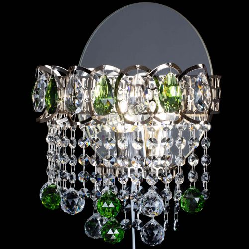 Бра Астра Капель шар 30 Зеленая в Химках Гусь Хрустальный