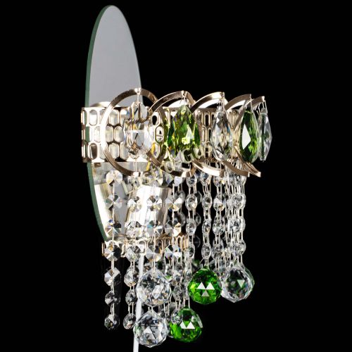 Бра Астра Капель шар 30 Зеленая в Химках Гусь Хрустальный