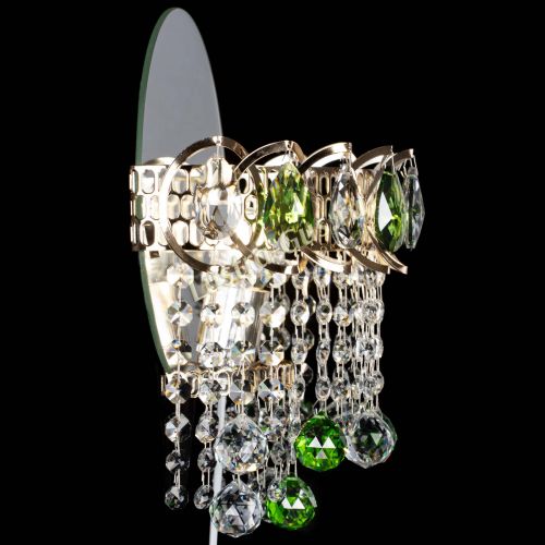 Бра Астра Капель шар 30 Зеленая в Химках Гусь Хрустальный