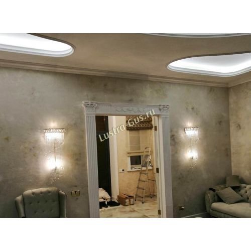 Бра Астра Каскад №2 в Химках Гусь Хрустальный