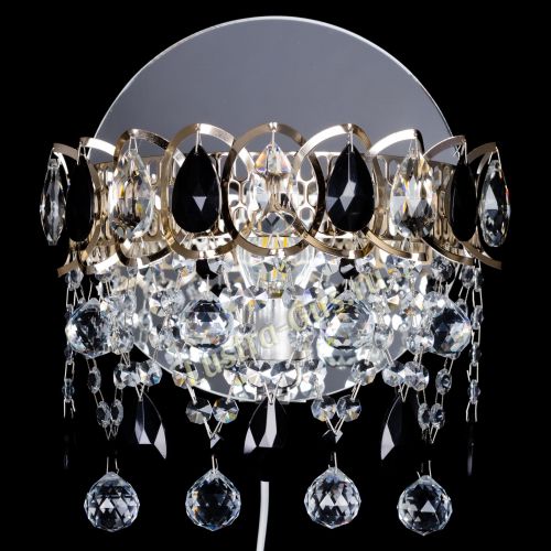 Бра Астра Паутинка черная в Химках Гусь Хрустальный