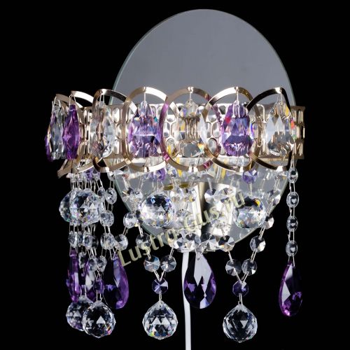 Бра Астра Паутинка фиолетовая в Химках Гусь Хрустальный