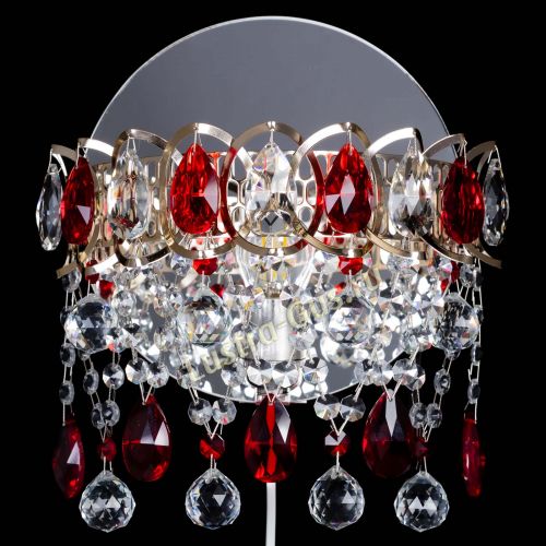 Бра Астра Паутинка красная в Химках Гусь Хрустальный