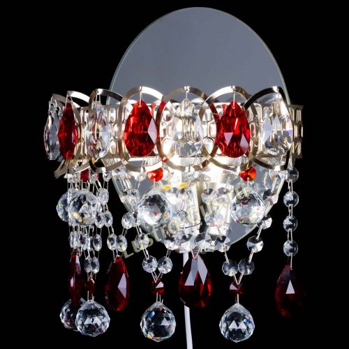 Бра Астра Паутинка красная в Химках Гусь Хрустальный