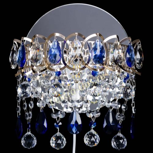 Бра Астра Паутинка синяя в Химках Гусь Хрустальный