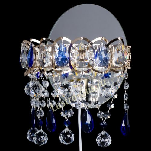 Бра Астра Паутинка синяя в Химках Гусь Хрустальный