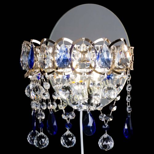 Бра Астра Паутинка синяя в Химках Гусь Хрустальный