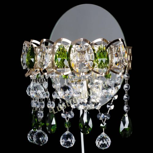 Бра Астра Паутинка зеленая в Химках Гусь Хрустальный