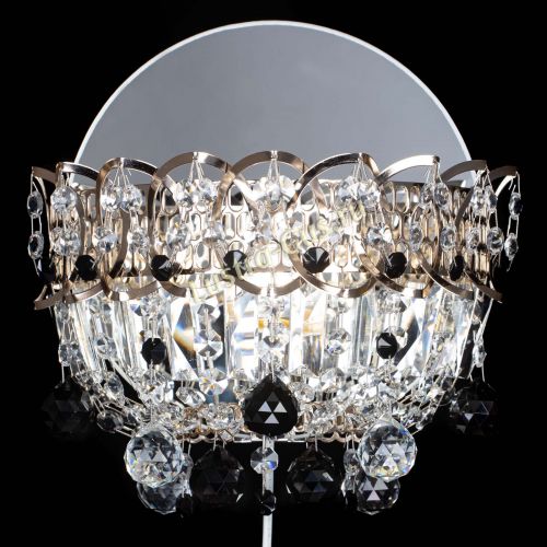 Бра Астра пластинка шар Черная в Химках Гусь Хрустальный