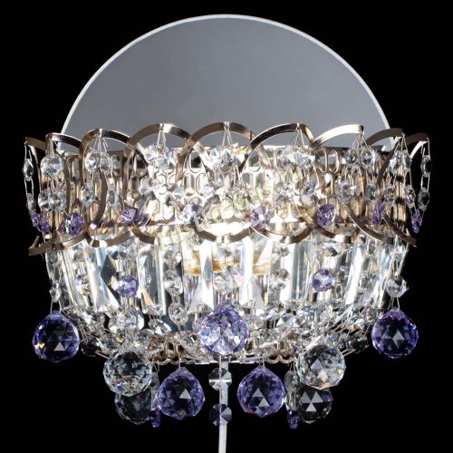 Бра Астра пластинка шар Фиолетовая в Химках Гусь Хрустальный