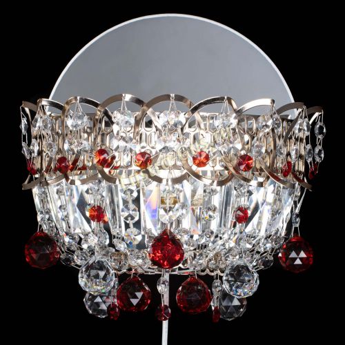Бра Астра пластинка шар Красная в Химках Гусь Хрустальный