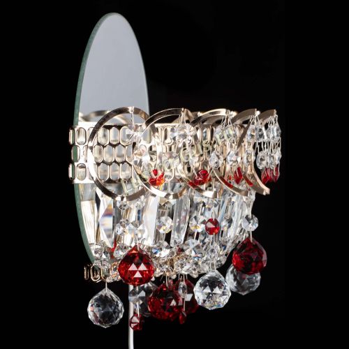 Бра Астра пластинка шар Красная в Химках Гусь Хрустальный