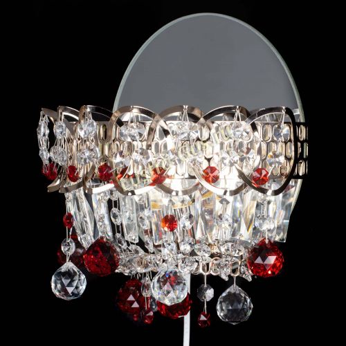 Бра Астра пластинка шар Красная в Химках Гусь Хрустальный