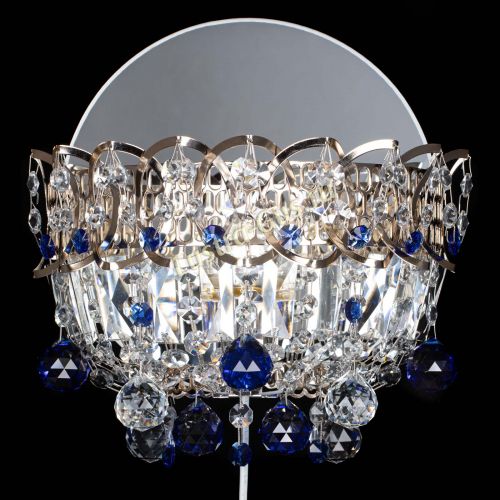 Бра Астра пластинка шар Синяя в Химках Гусь Хрустальный