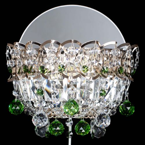 Бра Астра пластинка шар Зеленая в Химках Гусь Хрустальный