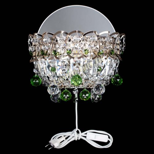 Бра Астра пластинка шар Зеленая в Химках Гусь Хрустальный