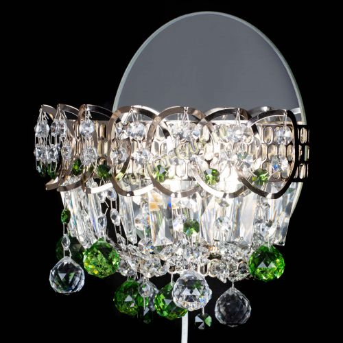 Бра Астра пластинка шар Зеленая в Химках Гусь Хрустальный