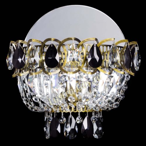 Бра Астра Черная под бронзу в Химках Гусь Хрустальный