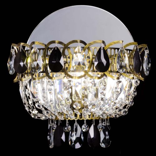 Бра Астра Черная под бронзу в Химках Гусь Хрустальный