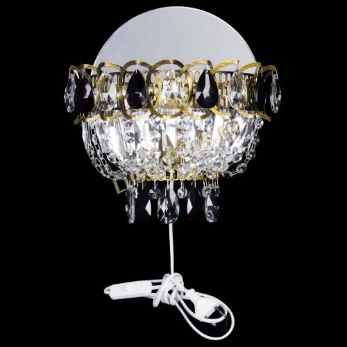 Бра Астра Черная под бронзу в Химках Гусь Хрустальный