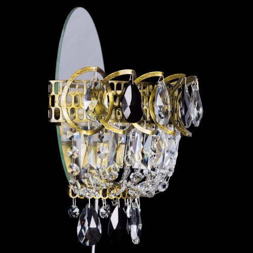 Бра Астра Черная под бронзу в Химках Гусь Хрустальный