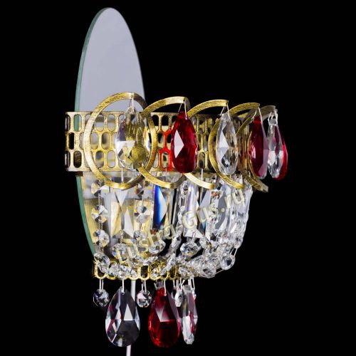 Бра Астра Красная под бронзу в Химках Гусь Хрустальный