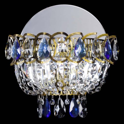 Бра Астра Синяя под бронзу в Химках Бра Астра Синяя под бронзу в Химках