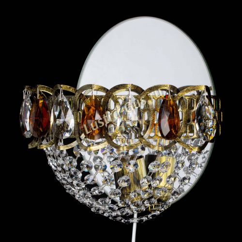 Бра Астра Сетка под бронзу Чайная в Химках Гусь Хрустальный