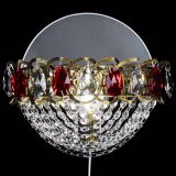 Бра Астра Сетка под бронзу Красная в Химках