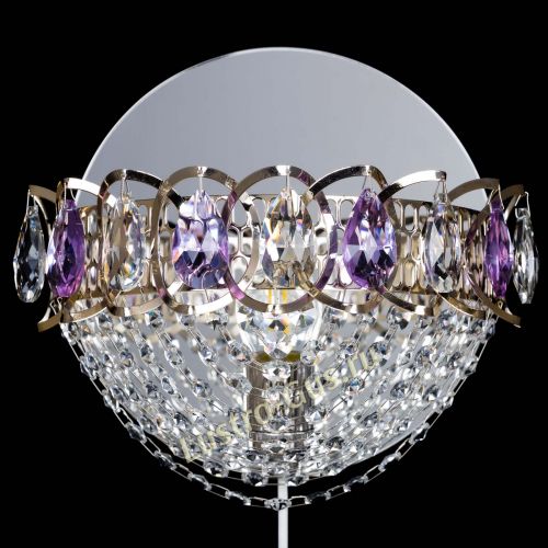 Бра Астра Сетка фиолетовая в Химках Гусь Хрустальный