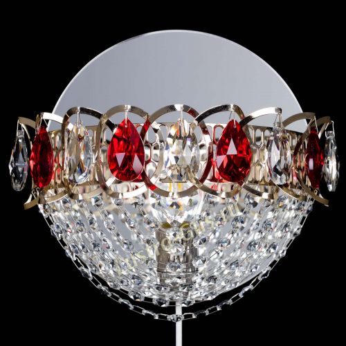 Бра Астра Сетка красная в Химках Гусь Хрустальный