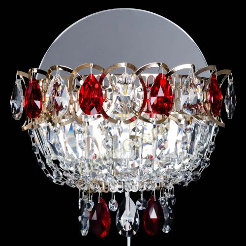 Бра Астра красная в Химках Гусь Хрустальный