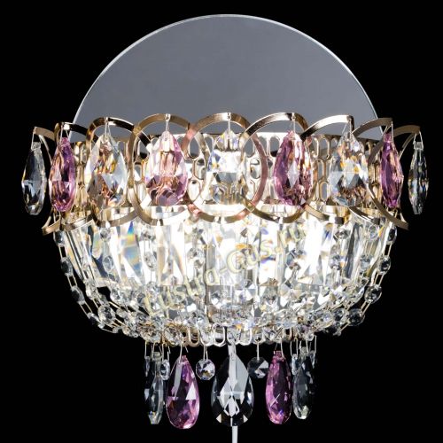 Бра Астра розовая в Химках Гусь Хрустальный