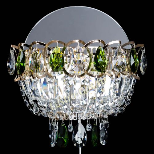 Бра Астра зеленая в Химках Гусь Хрустальный