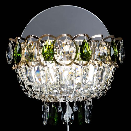 Бра Астра зеленая в Химках Гусь Хрустальный