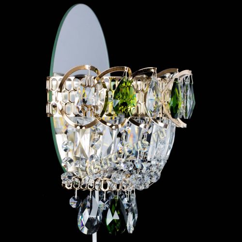 Бра Астра зеленая в Химках Гусь Хрустальный