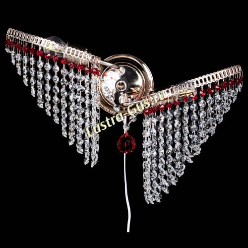 Бра Бутоны №2 красная в Химках Гусь Хрустальный