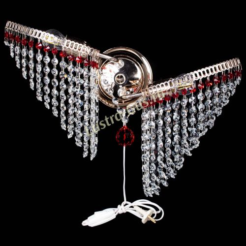 Бра Бутоны №2 красная в Химках Гусь Хрустальный