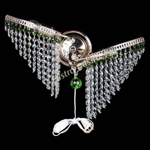 Бра Бутоны №2 зеленая в Химках Гусь Хрустальный