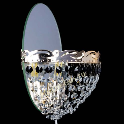 Бра Диана черная в Химках Гусь Хрустальный