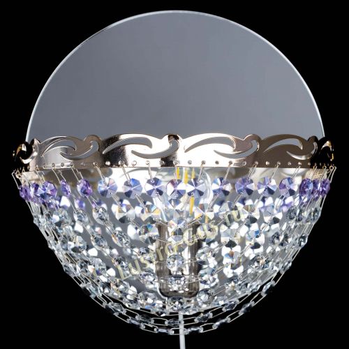 Бра Диана фиолетовая в Химках Гусь Хрустальный