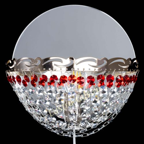 Бра Диана красная в Химках Гусь Хрустальный