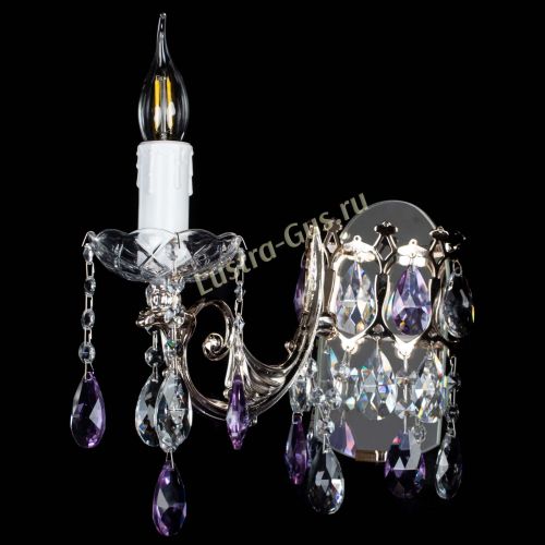 Бра Елизавета №1 мини фиолетовая в Химках Бра Елизавета №1 мини фиолетовая в Химках