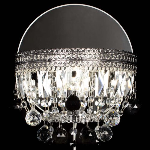 Бра Флоренция шар черная в Химках Гусь Хрустальный