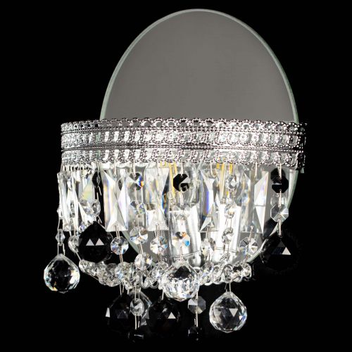 Бра Флоренция шар черная в Химках Гусь Хрустальный