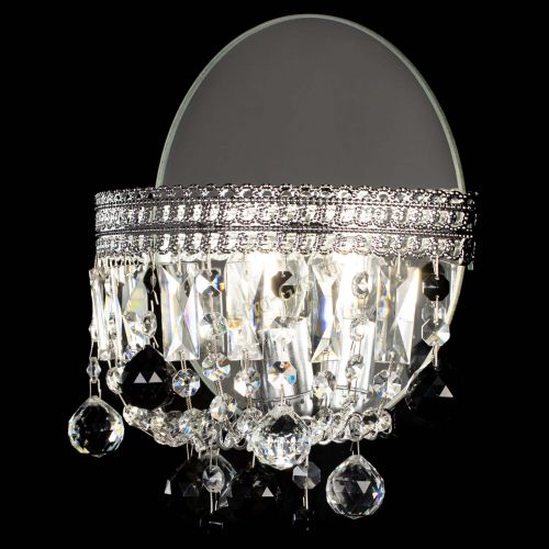Бра Флоренция шар черная в Химках Гусь Хрустальный