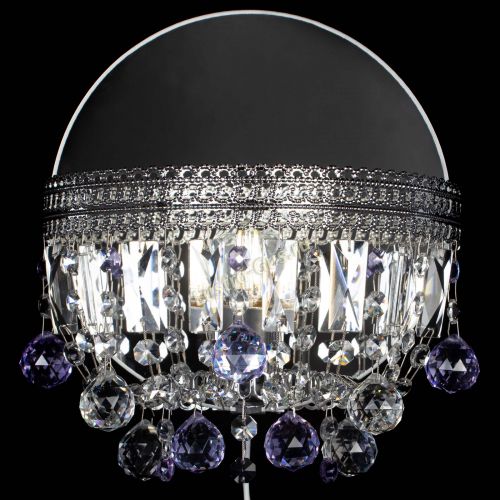 Бра Флоренция шар фиолетовая в Химках Гусь Хрустальный