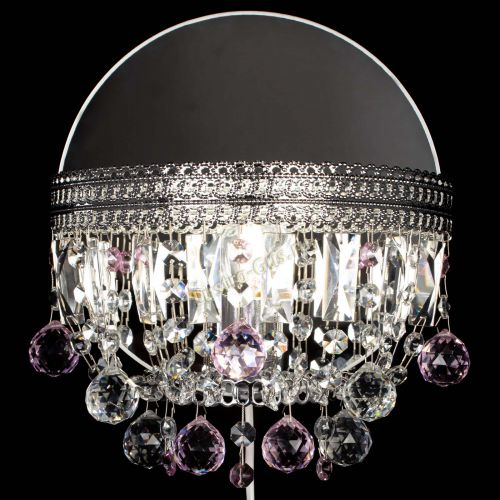 Бра Флоренция шар розовая в Химках Гусь Хрустальный